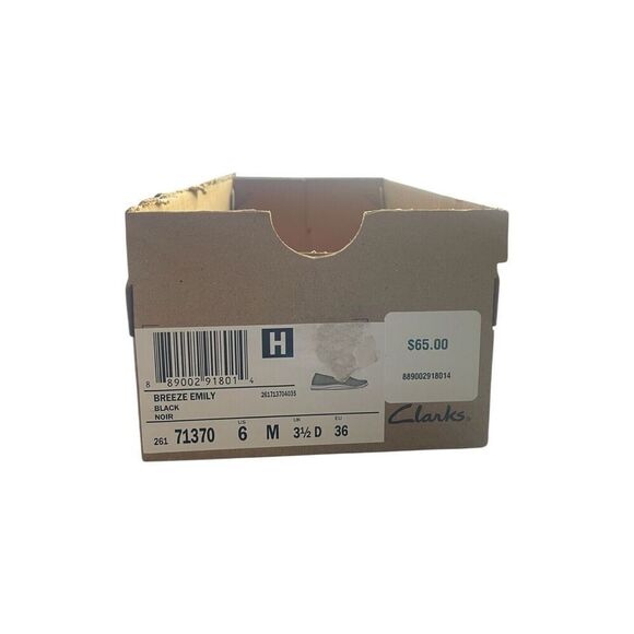 Women's Clarks, Breeze Emily Slip-On 26171370 Black Synthetic 6M - Picture 8 of 8